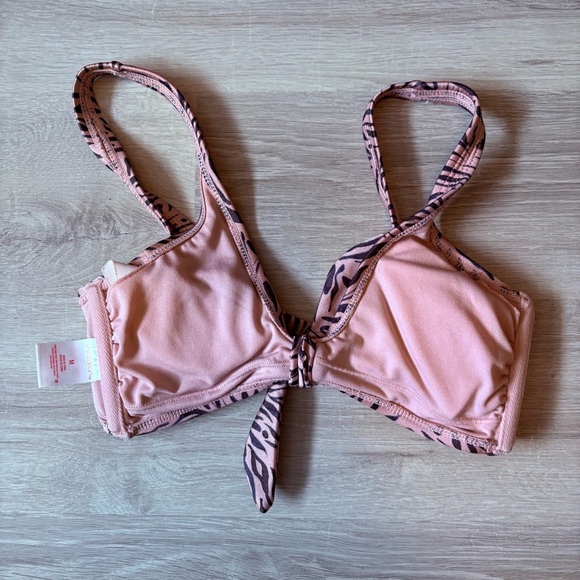 Xhilaration Zebra Swim Suit Top Purple Sz Medium - Picture 4 of 4